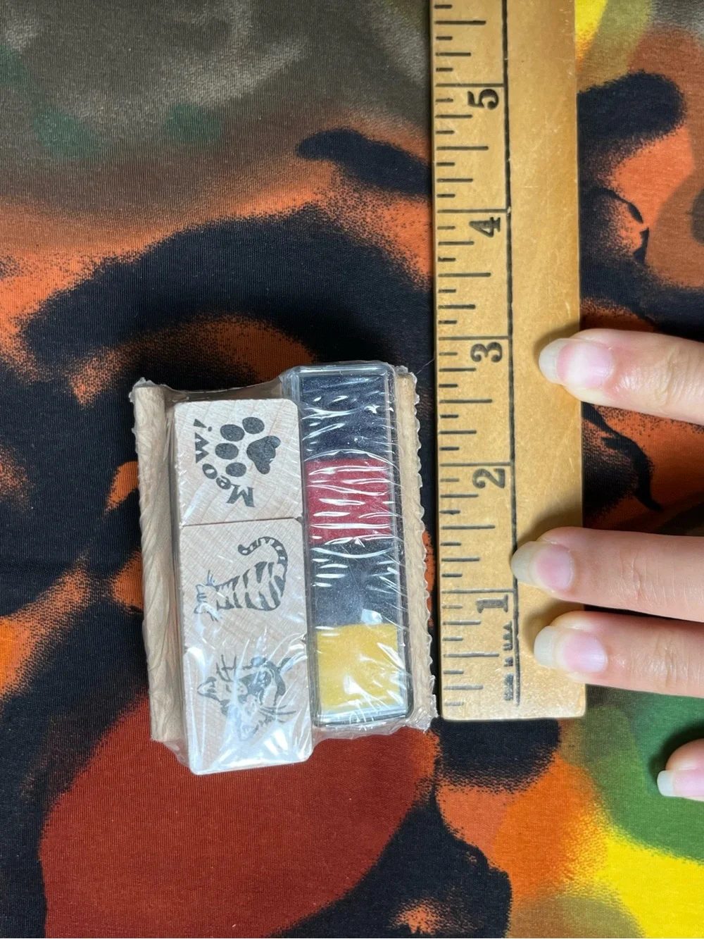 Vintage Rubber Stampede Cat Stamp Desk Set
